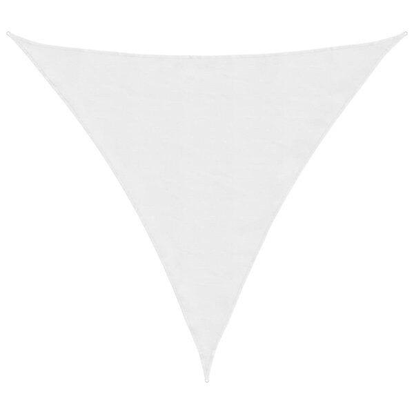 vidaXL Voile de parasol tissu oxford triangulaire 6x6x6 m blanc