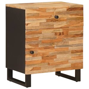 vidaXL Armoire de lit Marron 50 x 33 x 60 cm Bois de mangue massif