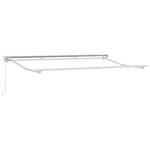 vidaXL Auvent Manuel Blanc 3.5 x 2 m
