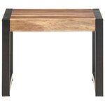 vidaXL Tables gigognes 3 Pièces Bois solide