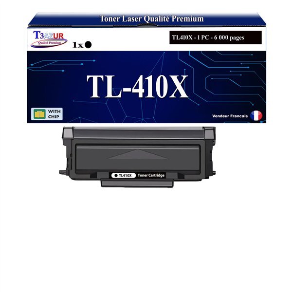 T3AZUR - Toner compatible avec Pantum M6700D  M 6700D  TL-410X