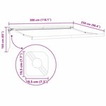 vidaXL Auvent Anthracite 3 x 2 5 m Métal