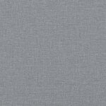 vidaXL Chaise longue gris clair tissu