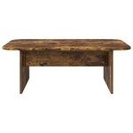 vidaXL Table basse Chêne fumé 93 x 53 x 33 cm Bois d'ingénierie