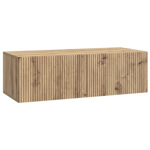 vidaXL Meuble TV mural 98 x 41 x 30 cm Chêne artisanal
