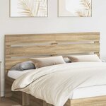 vidaXL Tête de lit Chêne Sonoma 180 cm Bois d'ingénierie