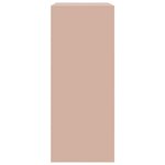 vidaXL Buffet haut rose 67x39x95 cm acier