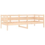 vidaXL Lit de jour bois de pin massif 80x200 cm