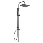 SCHÜTTE Ensemble de douche de tête MALLORCA noir mat