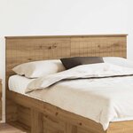 vidaXL Tête de lit Chêne artisanal 150 cm Bois d'ingénierie