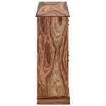 vidaXL Armoire à chaussures 140 x 35 x 90 cm Bois massif de Sesham
