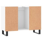 vidaXL Armoire de salle de bain blanc 80x33x60 cm bois d'ingénierie