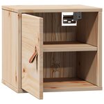 vidaXL Armoire murale 31 5x30x30 cm Bois massif Pin