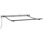 vidaXL Auvent Rétractable Anthracite 250 x 200 cm tissu