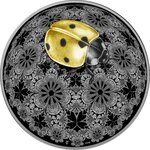 Pièce de monnaie en Argent 20 Dollars g 31.1 (1 oz) Millésime 2024 Entoma LADYBIRD