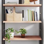 vidaXL Étagère murale 80x60x(2-4) cm bois de chêne massif non traité