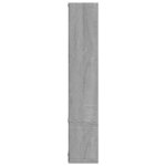 vidaXL Étagère murale sonoma gris 96x12x64 cm bois d'ingénierie
