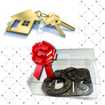 Numéro 9 - Numéro adhésif pour boîtes aux lettres- Pierre véritable 50 mm  LAVE