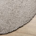 vidaXL Tapis shaggy PAMPLONA poils longs moderne beige Ø 80 cm