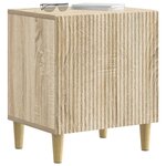 vidaXL Cabinet de chevet 2 Pièces Chêne Sonoma 43 x 34 5 x 50 cm