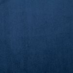 vidaXL Fauteuil avec pieds chromés Bleu Velours