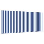 vidaXL Auvent Rétractable Bleu et Blanc 300 x 200 cm