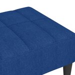 vidaXL Repose-pied Bleu 78x56x32 cm Tissu