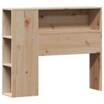 vidaXL Lit bibliothèque sans matelas 90x200 cm bois de pin massif