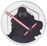 Pièce de monnaie en Argent g 31.1 (1 oz) Millésime  REY VS KYLO REN