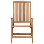 vidaXL Ensemble de salle à manger pour jardin 4 pc Marron