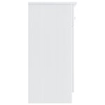 vidaXL Buffet ALTA blanc 112x35x73 cm bois massif de pin