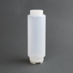 Distributeur de sauce professionnel souple anti-goutte 570 ml - vogue -  - polypropylène x210mm