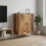 vidaXL Armoire Murale Bois ancien 59 x 31 x 60 cm Bois d'ingénierie