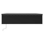 vidaXL Auvent automatique store capteur de vent et LED 5x3m Anthracite