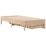 vidaXL Cadre de lit sans matelas 90x190 cm bois de pin massif