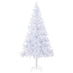 vidaXL Arbre de Noël artificiel pré-éclairé 210 cm 910 branches