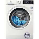 Lave-linge hublot xxl electrolux ew6f1408or - 8 kg - induction - dosage auto - 1400 trs/min - connecté - blanc