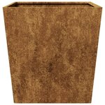 vidaXL Jardinière 50x50x50 cm acier corten