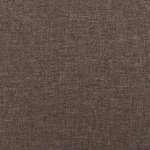 vidaXL Fauteuil de massage Taupe Tissu