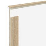 vidaXL Tête de lit Chêne Sonoma 75 cm Bois d'ingénierie