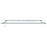vidaXL Store rétractable automatique avec bande multicolore LED 600x300 cm