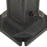 vidaXL Réservoir de jardin avec robinet Anthracite Aspect de pierre