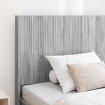 vidaXL Tête de lit Sonoma gris Bois d'ingénierie