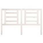 vidaXL Tête de lit Blanc 156x4x100 cm Bois de pin massif