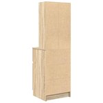 vidaXL Table de chevet chêne sonoma 39x35x125 cm bois d’ingénierie