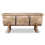 vidaXL Table basse Bois de manguier massif 88x50x40 cm