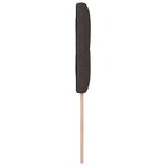 vidaXL Tête de lit avec tête de lit Marron foncé 100 cm tissu