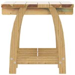 vidaXL Ensemble à manger de jardin 5 Pièces Bois de pin imprégné