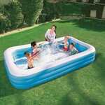 Bestway piscine gonflable bleu/blanc 305 x 183 x 46 cm 54009