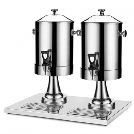 Distributeur de Lait Double en Inox 16 L - Pujadas - 1600 cl